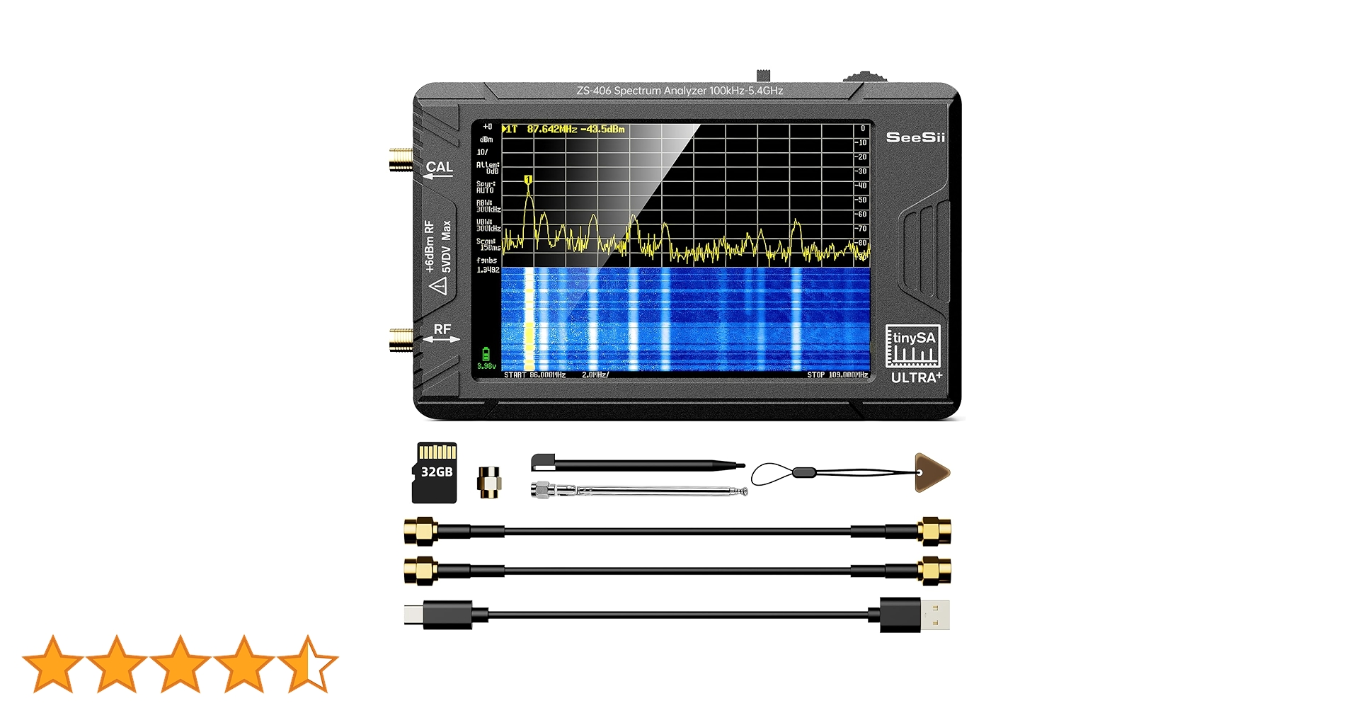 Amazon.co.jp: SeeSii (シーシー) TinySA ウルトラスペクトラム